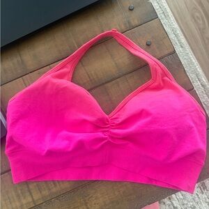 BuffBunny Hot Pink Halter Bralette